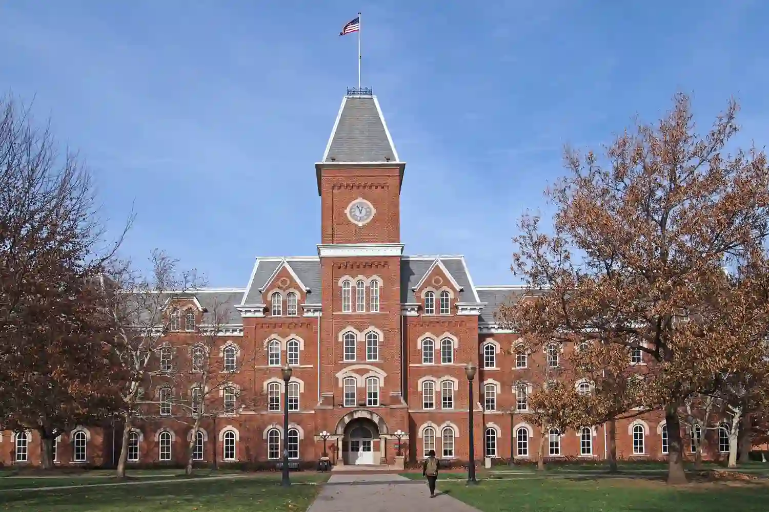 brick college building